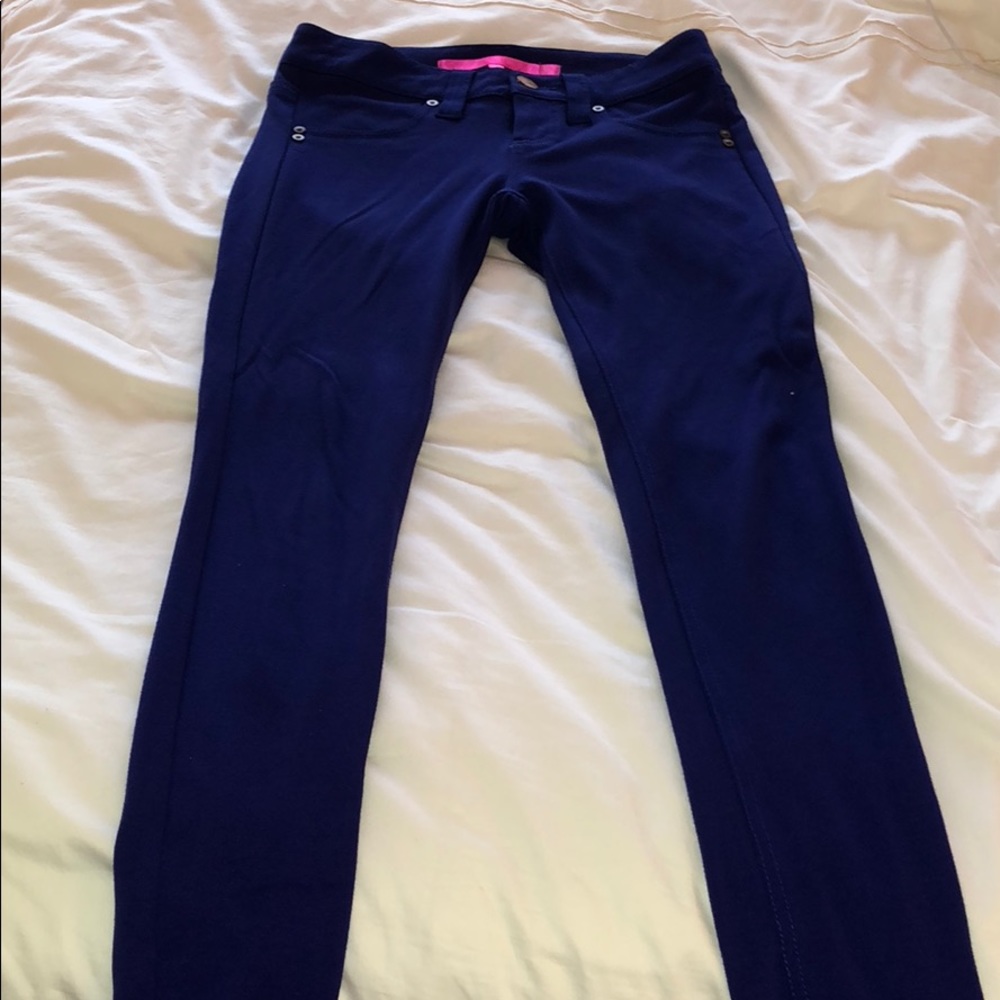 Royal blue jeggings for sale!
